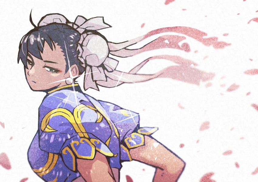chun-li (street fighter and 1 more) drawn by e-kaki
