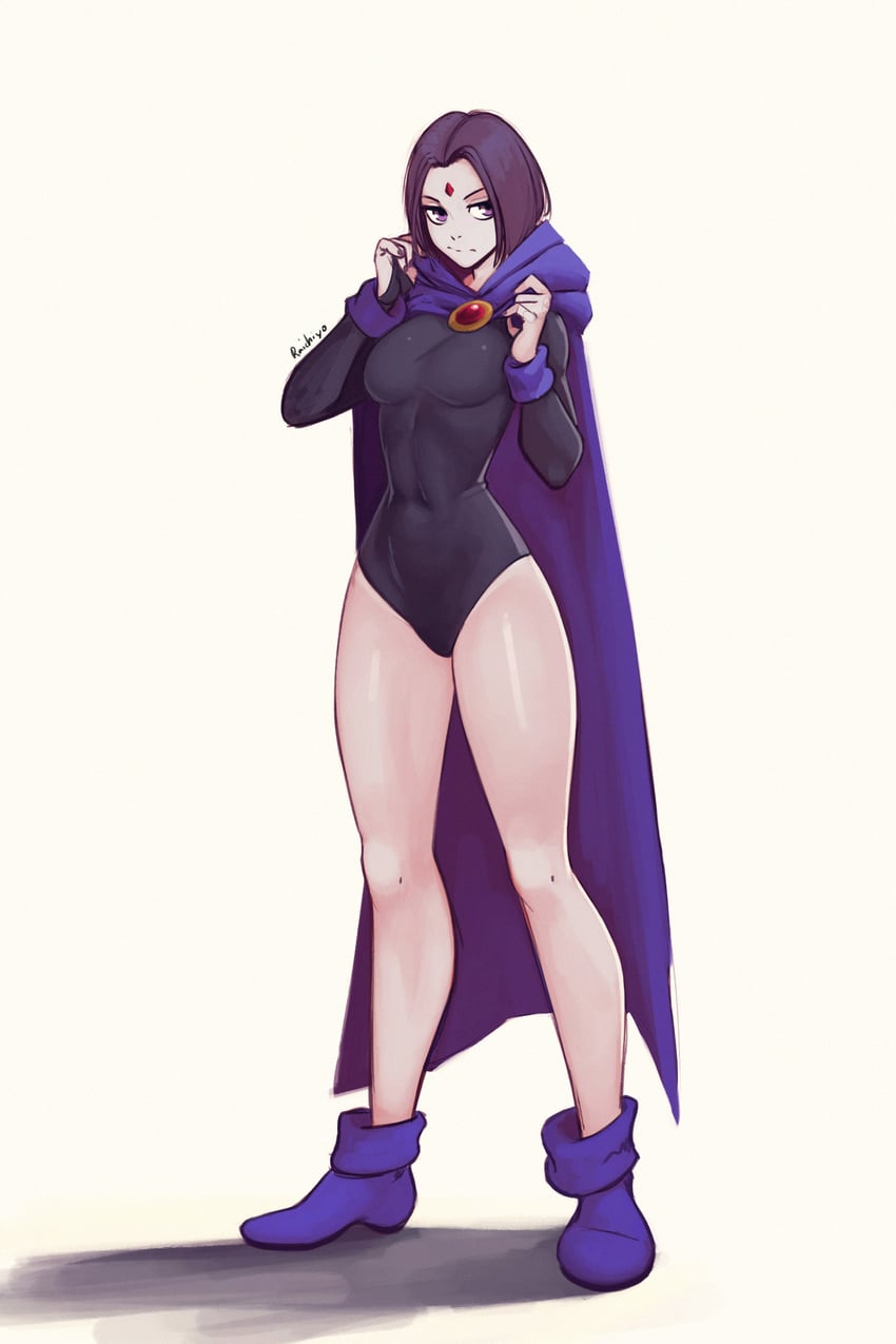 raven (dc comics and 1 more) drawn by raichiyo33