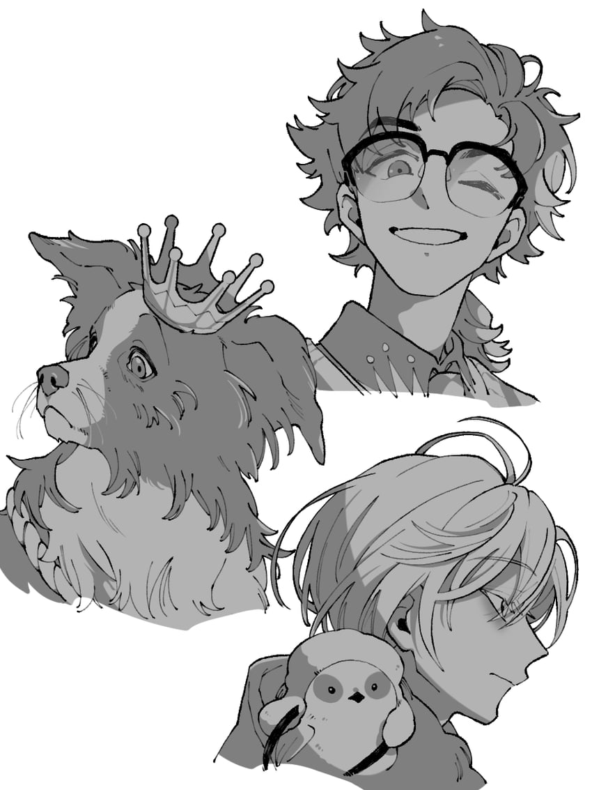horropedia, zima, and pickles (reverse:1999) drawn by kaeru_(uj26cobrsv)