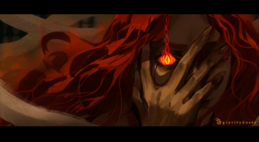 messmer the impaler (elden ring and 1 more) drawn by gravitydusty