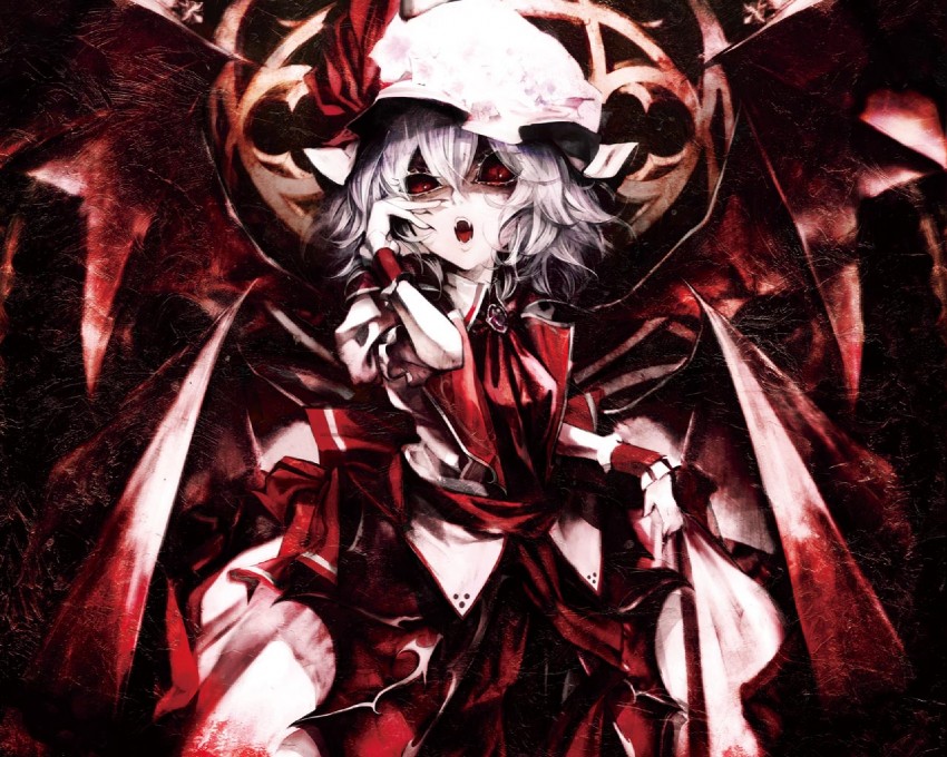 remilia scarlet (touhou and 1 more) drawn by banpai_akira