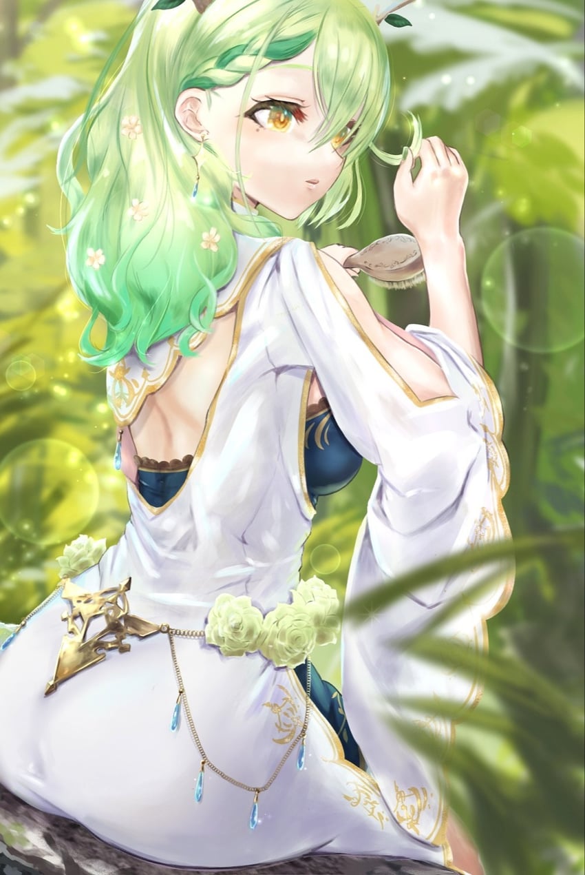 ceres fauna (hololive and 1 more) drawn by oekaki_fuwafuwa