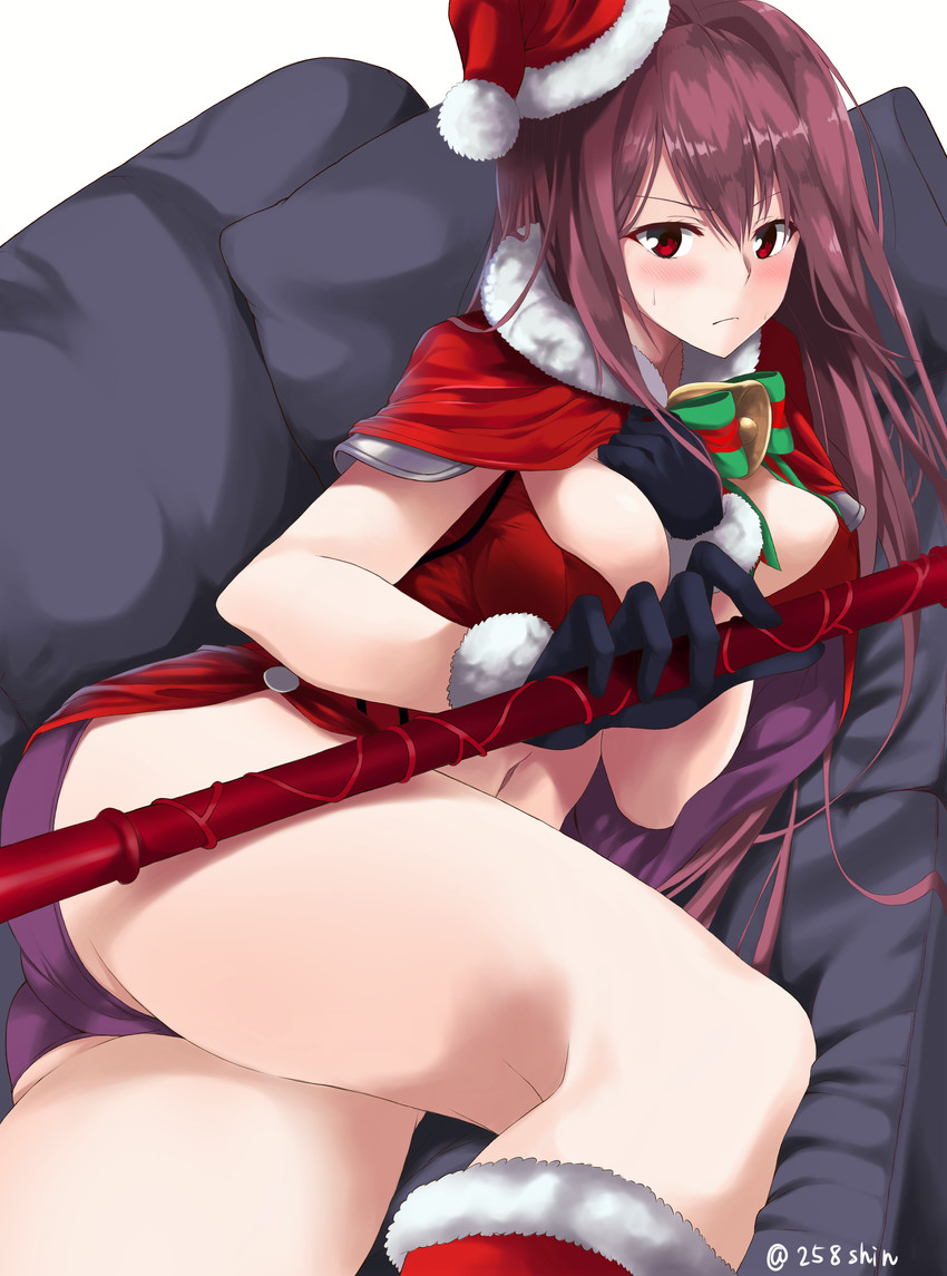 scathach (fate and 1 more) drawn by amu_(258shin)