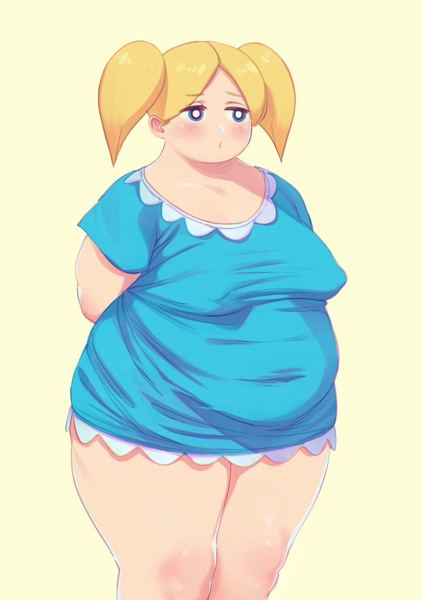 bubbles (powerpuff girls) drawn by cloudxmoe
