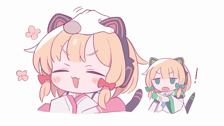 momoi and midori (blue archive) drawn by ketsu_juuji_killer_(kejuki)