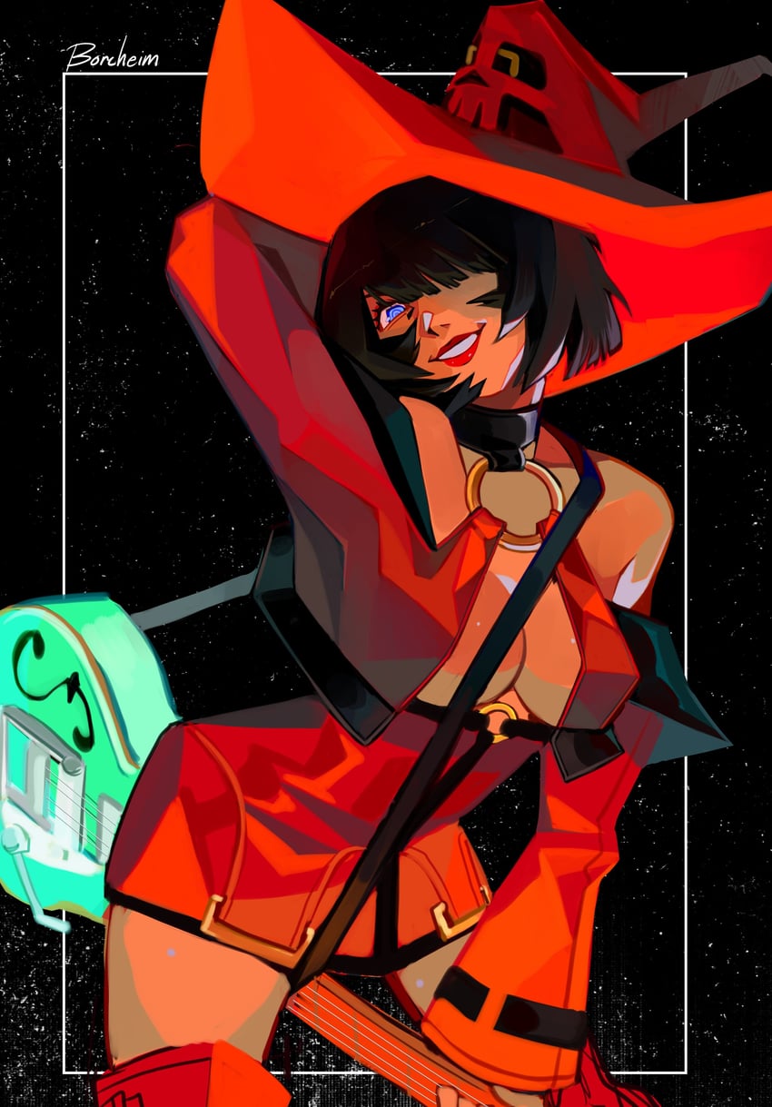 i-no (guilty gear and 1 more) drawn by borcheim