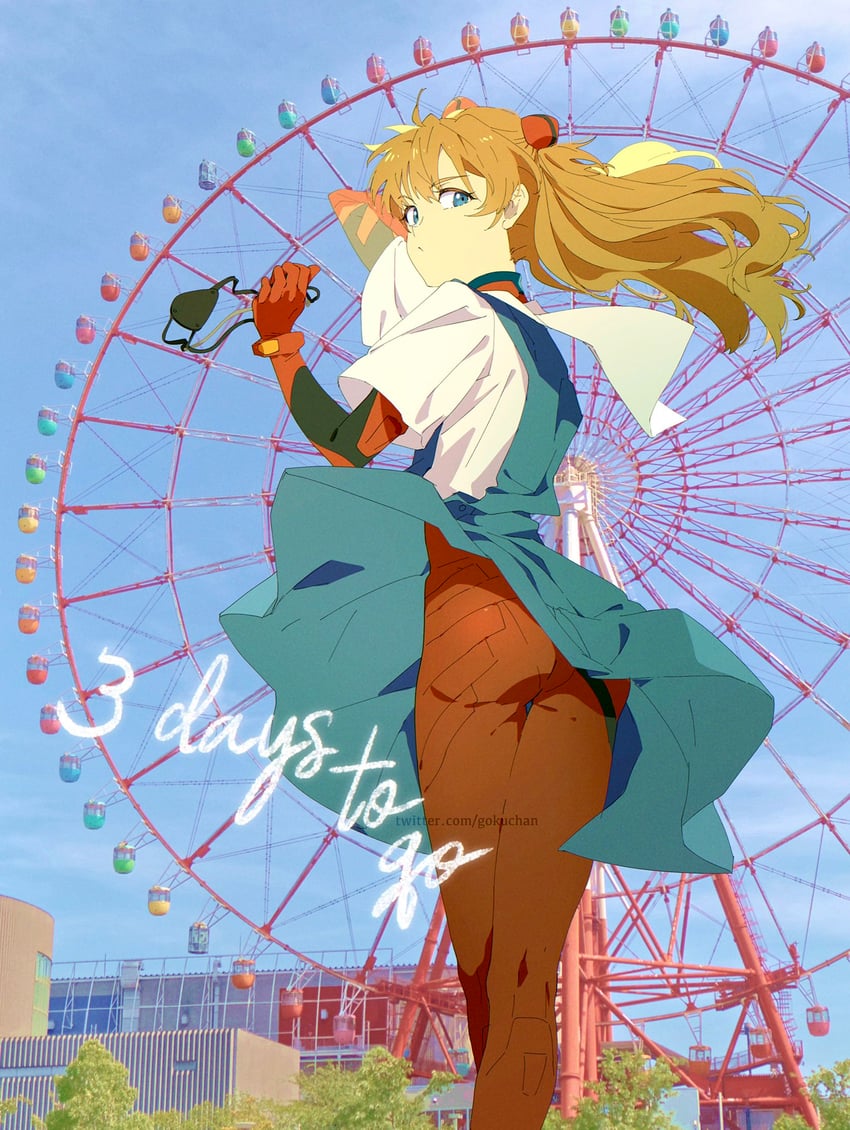 souryuu asuka langley (neon genesis evangelion and 2 more) drawn by goku-chan