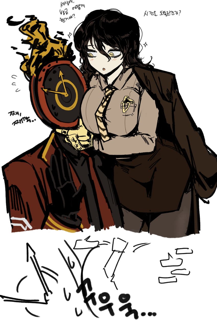 dante and hubert (project moon and 1 more) drawn by ttaldallu