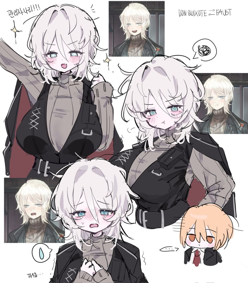 don quixote and faust (project moon and 1 more) drawn by a73398190