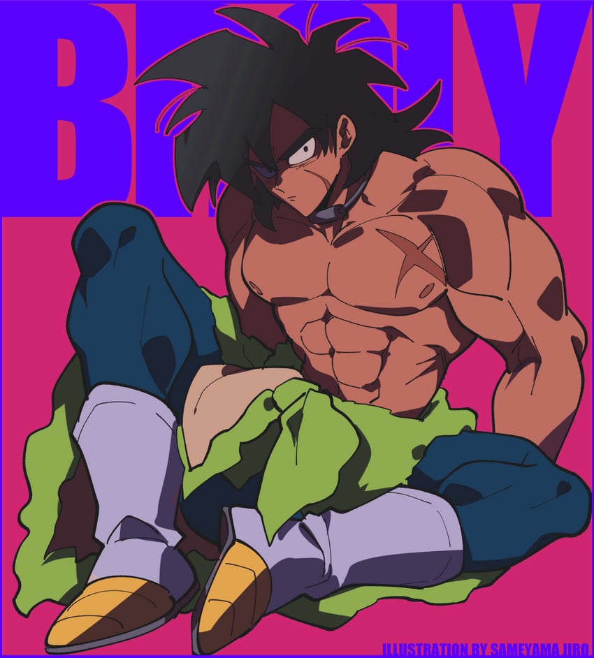 broly (dragon ball and 1 more) drawn by sameyama_jiro