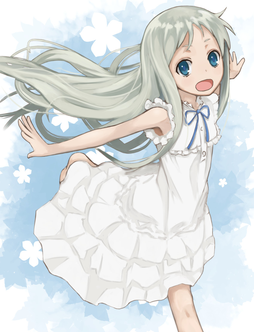 honma meiko (ano hi mita hana no namae wo bokutachi wa mada shiranai.) drawn by ashiya_hiro