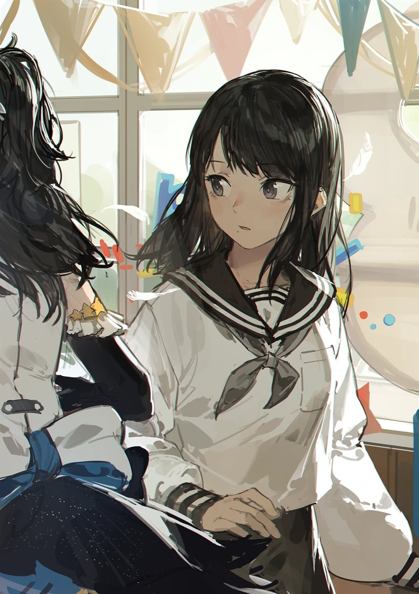 kazano hiori (idolmaster and 1 more) drawn by zhili_xingzou