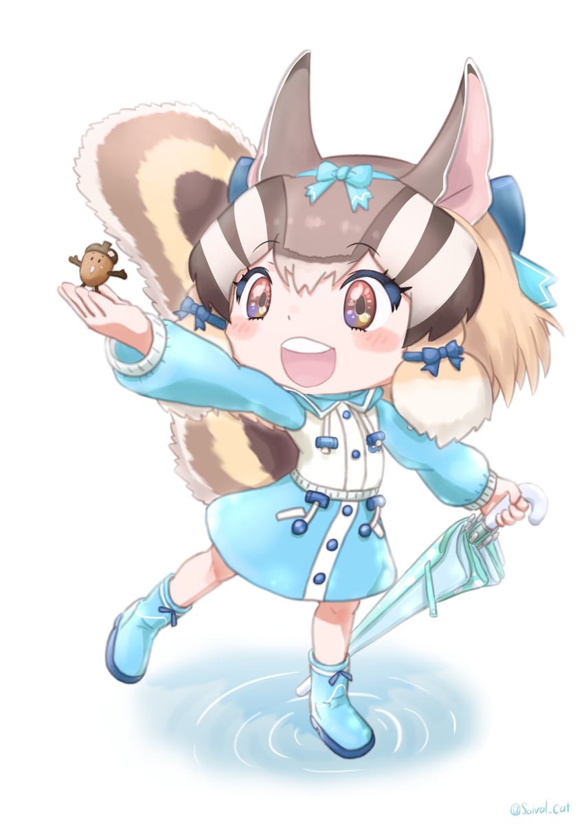 siberian chipmunk (kemono friends and 1 more) drawn by saival_cat