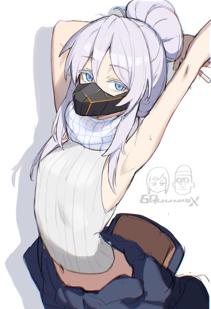 deux murasame, bask om, and gates capa (gundam and 1 more) drawn by kagerou_(gigayasoma)