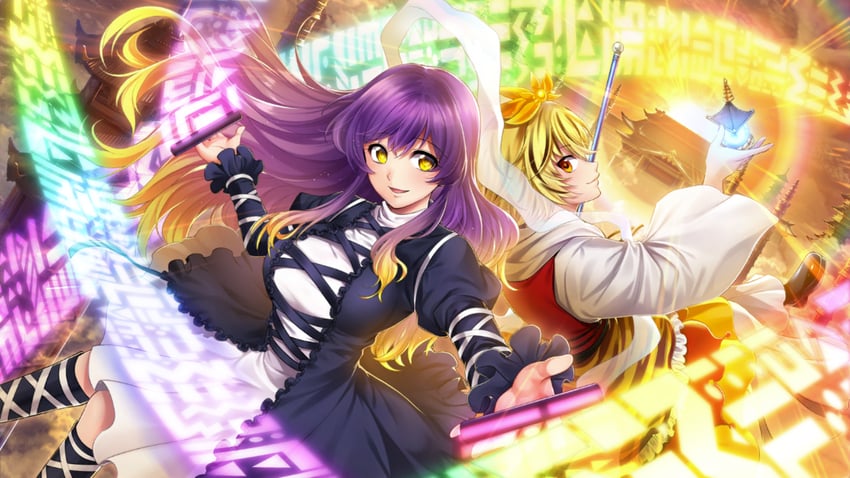 hijiri byakuren and toramaru shou (touhou and 1 more) drawn by shouno_kotarou