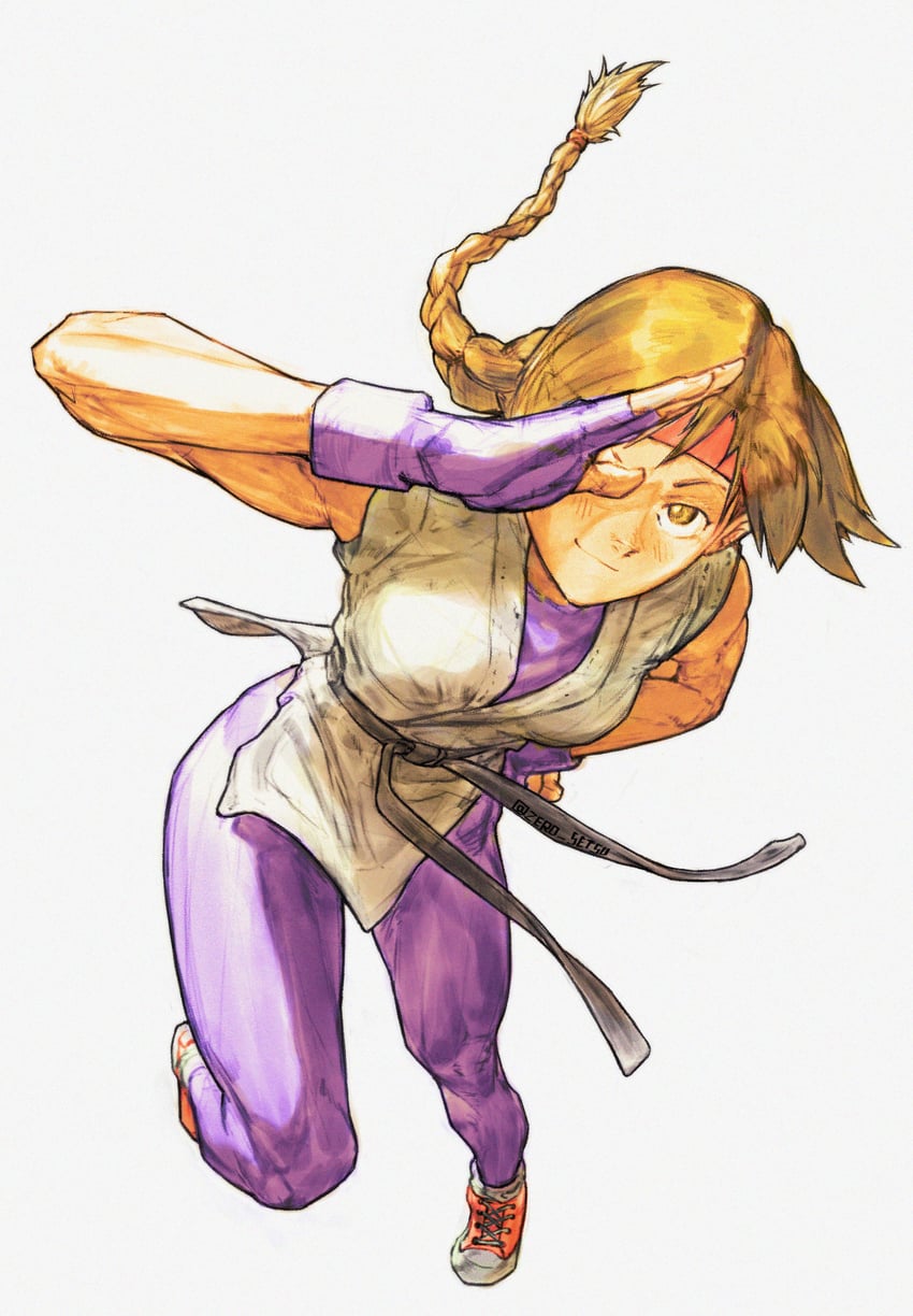 yuri sakazaki (the king of fighters and 1 more) drawn by zero_setsu