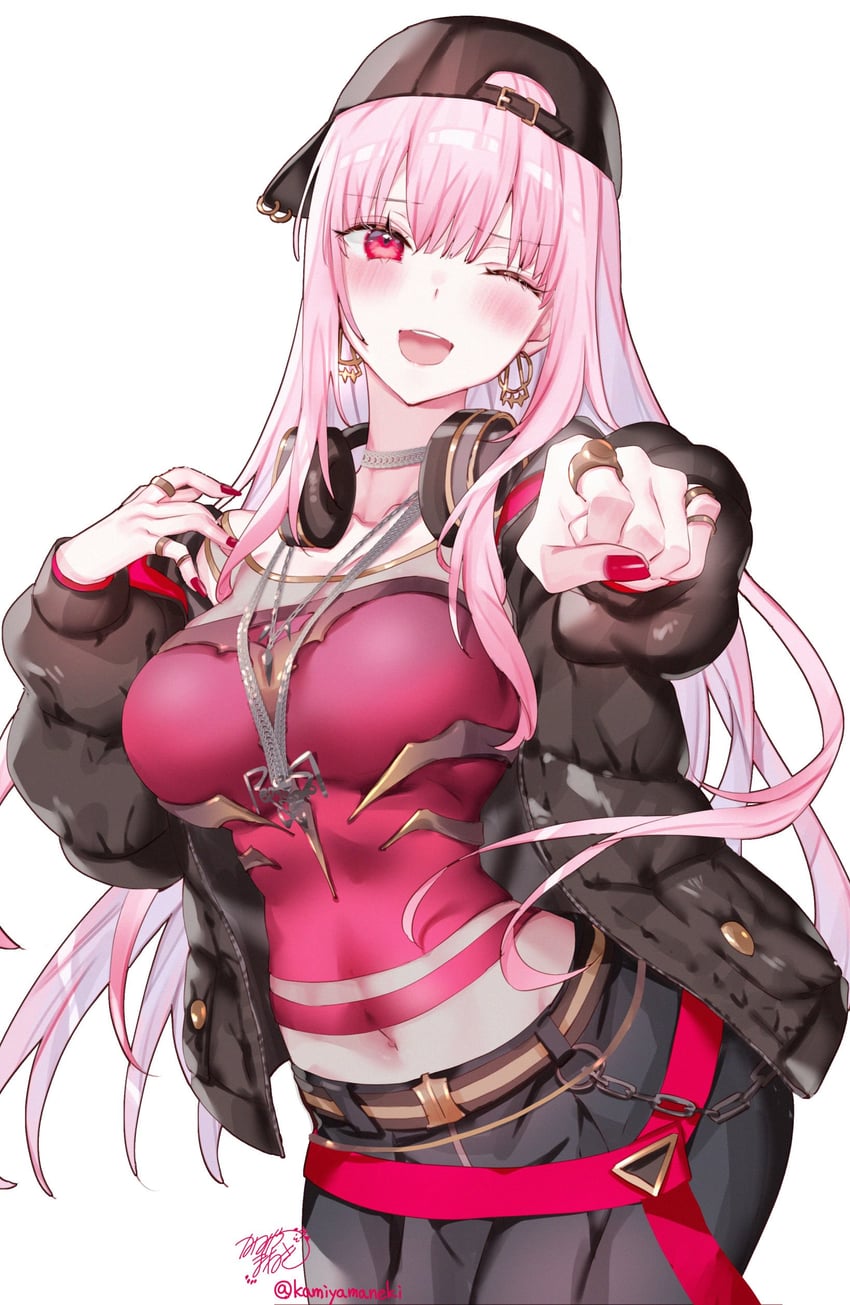 mori calliope (hololive and 1 more) drawn by kamiya_maneki