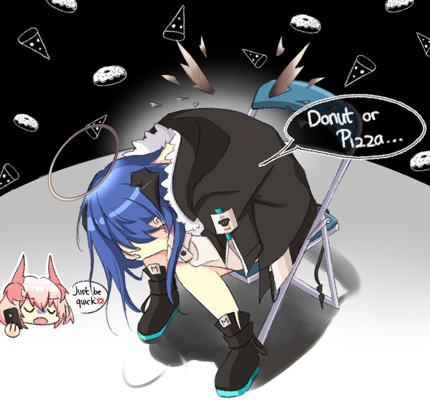 mostima and fiammetta (arknights and 1 more) drawn by clover_(synclonization)