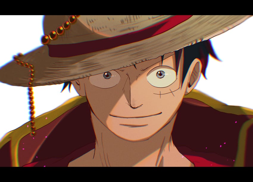 monkey d. luffy (one piece) drawn by suzu_(suzuran_piece)