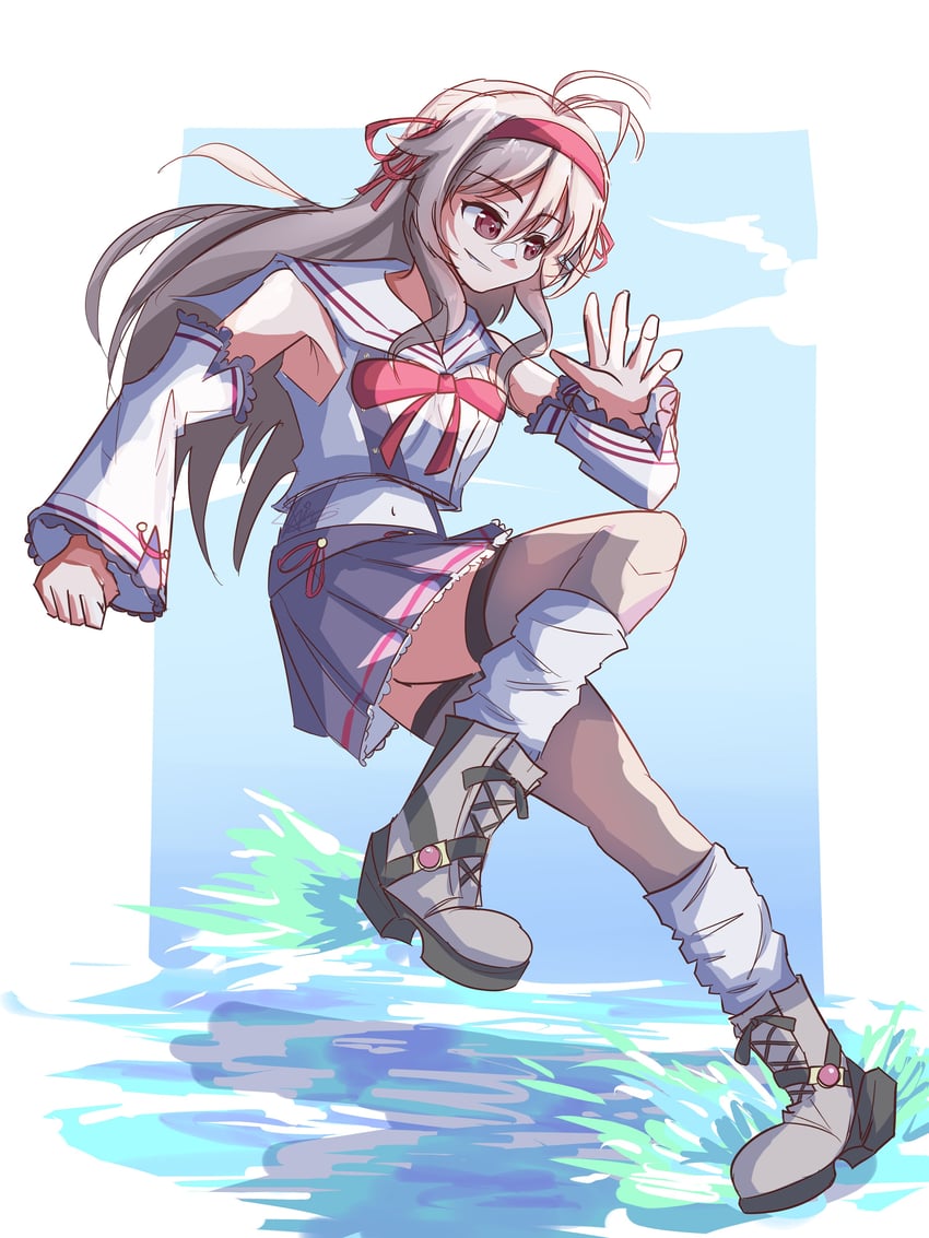 kawakubo orika (assault lily) drawn by h_ans_(hmn_anz)