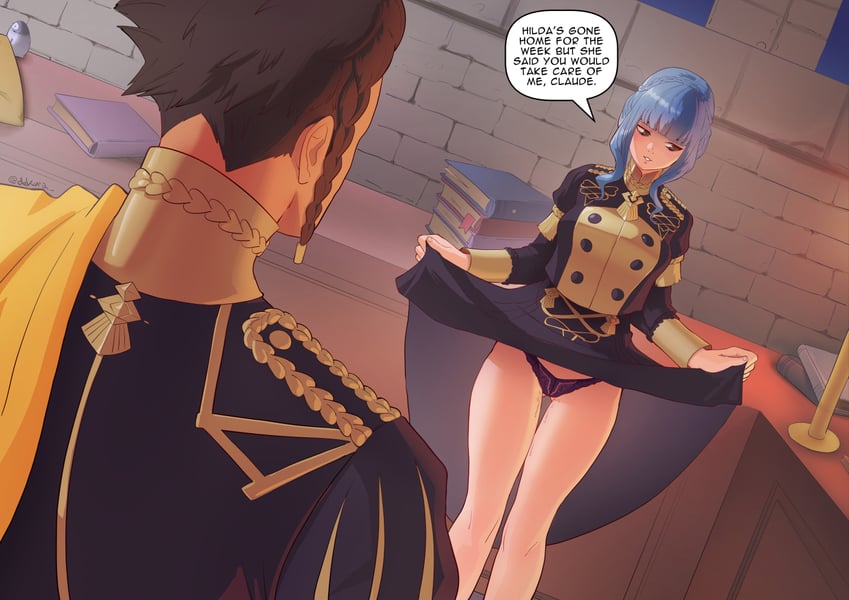 marianne von edmund and claude von riegan (fate and 3 more) drawn by dekura