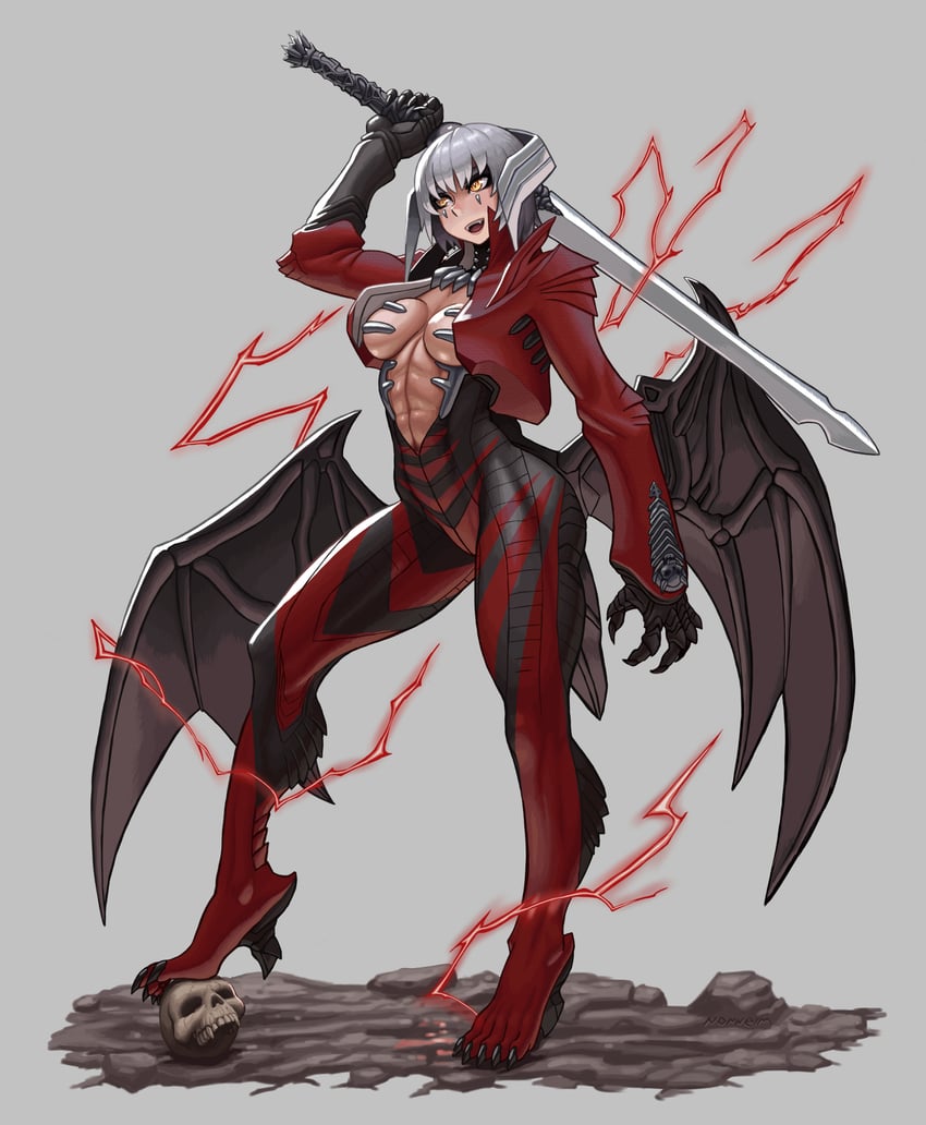 dante (devil may cry and 1 more) drawn by nonneim