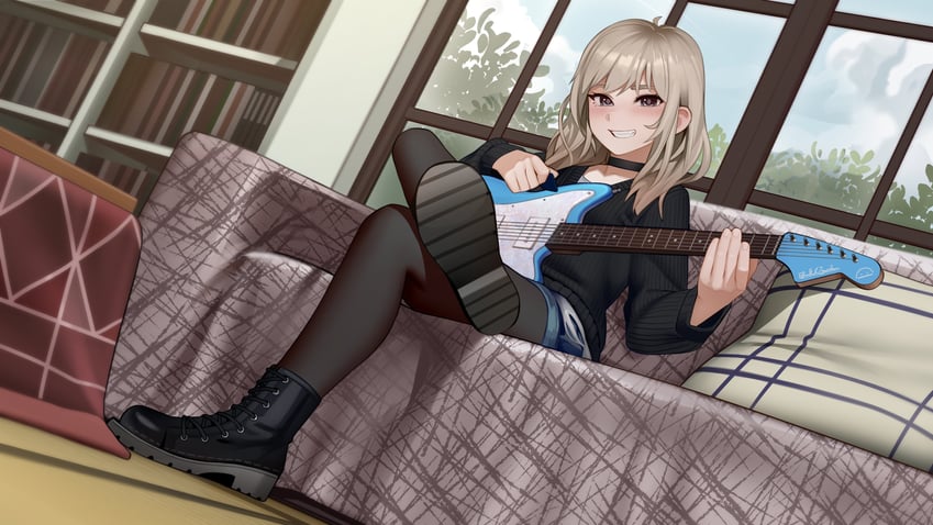 kawaragi momoka (girls band cry) drawn by kairunoburogu