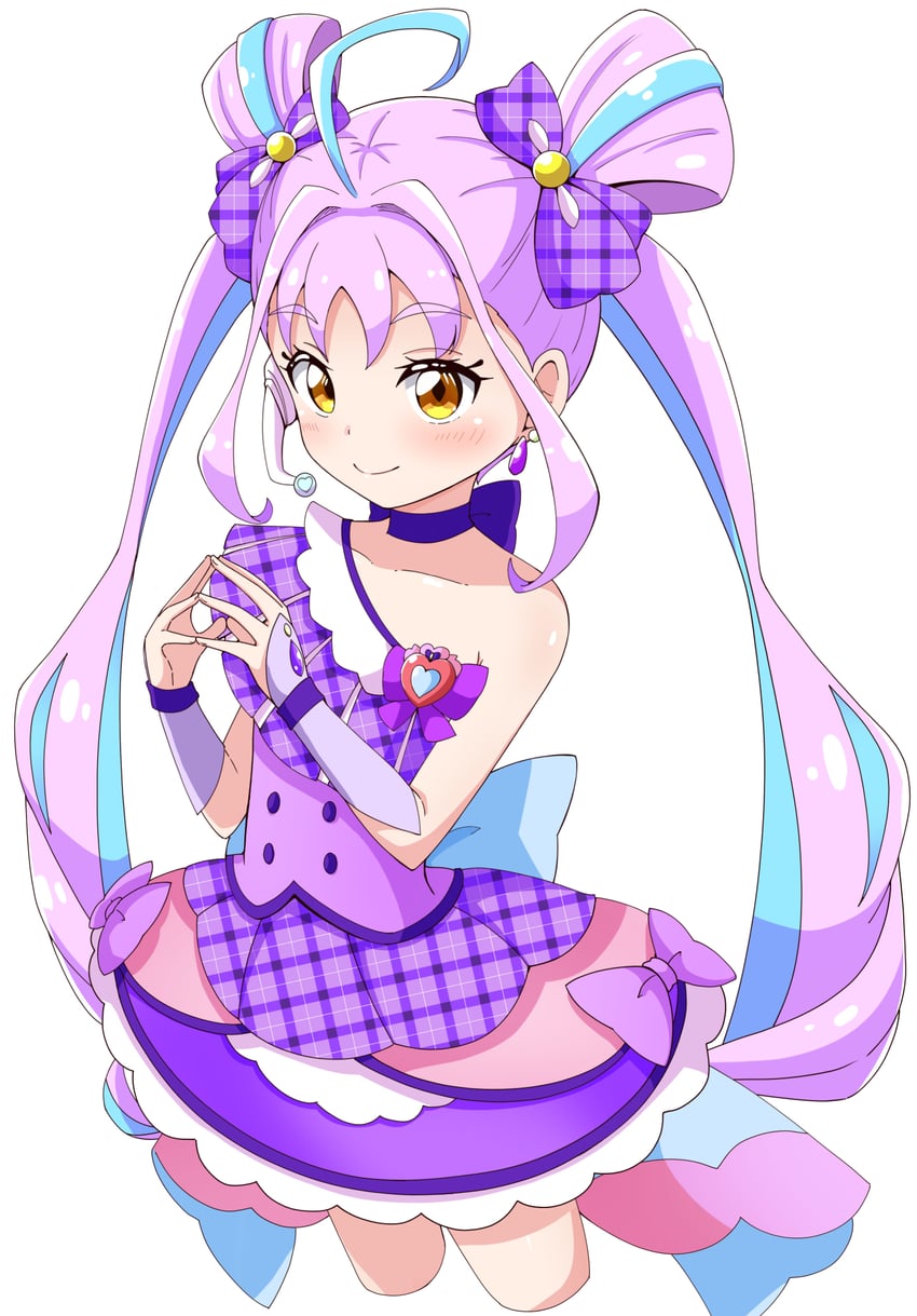 shigure kokoro and cure kyunkyun (precure and 1 more) drawn by aikawa_ryou