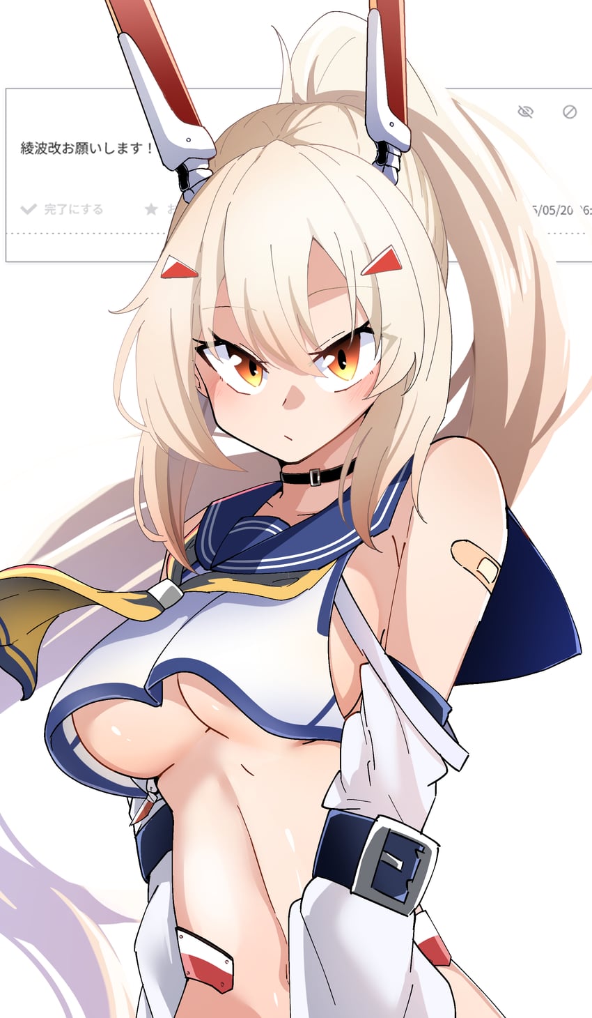 ayanami (azur lane and 1 more) drawn by caseee999