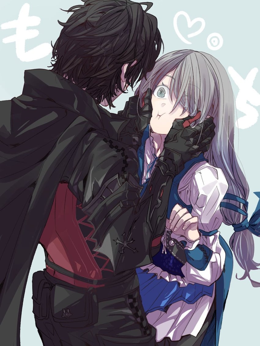 clive rosfield and jill warrick (final fantasy and 1 more) drawn by oshibainoticket