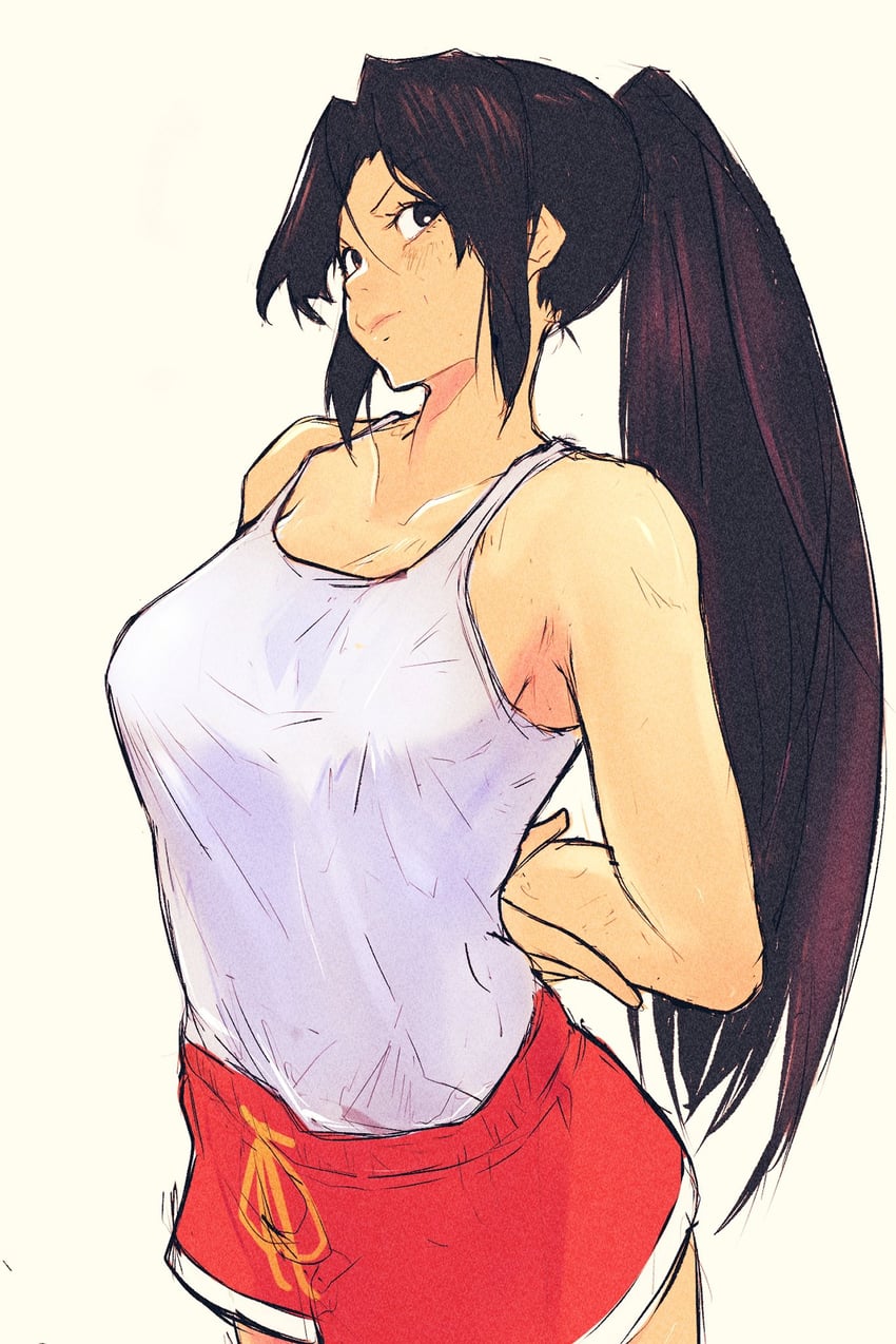 shiranui mai (street fighter and 3 more) drawn by yuenibushi