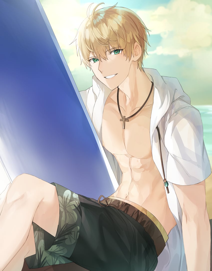 arthur pendragon (fate and 1 more) drawn by kanniiepan