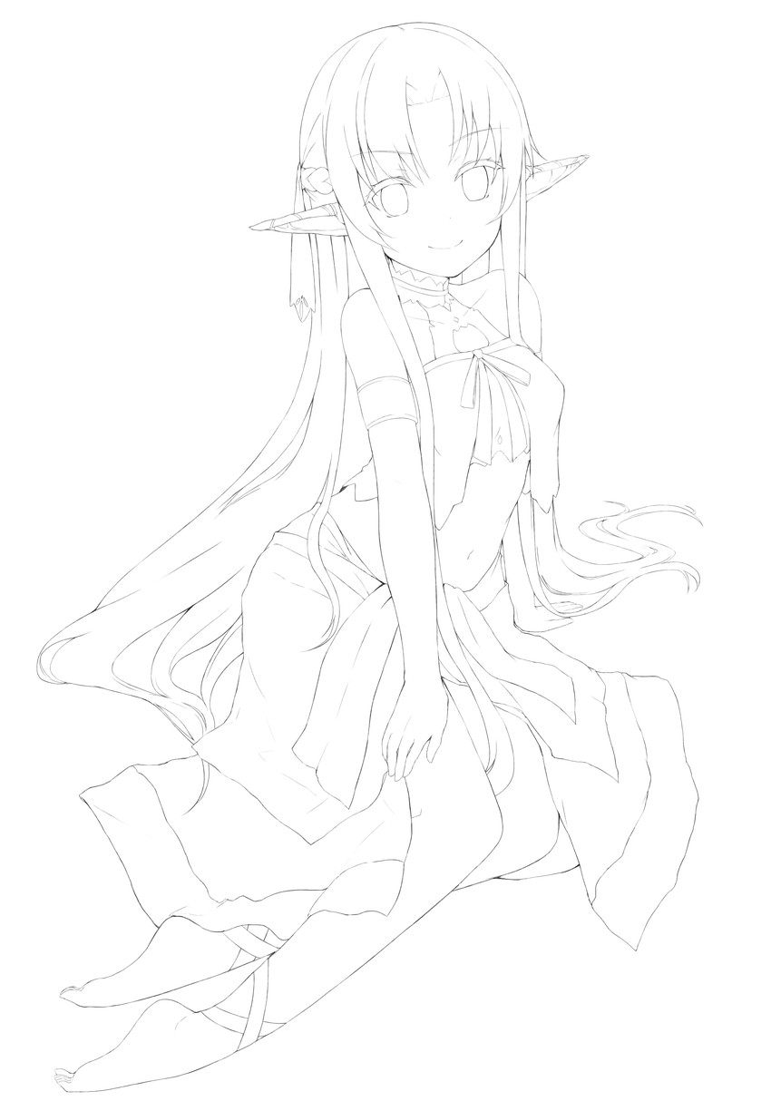 asuna and titania (sword art online) drawn by kou_mashiro