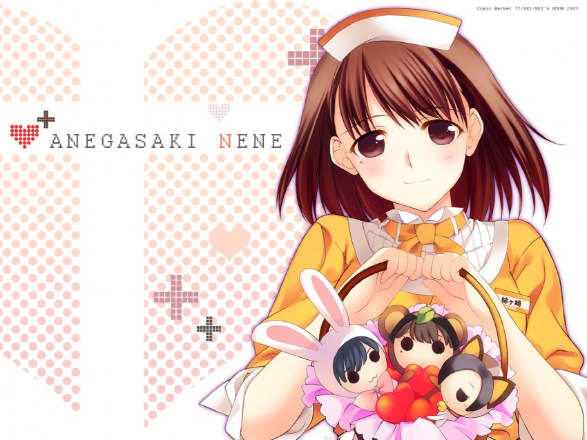 anegasaki nene, kobayakawa rinko, and takane manaka (love plus) drawn by rei_(rei's_room)