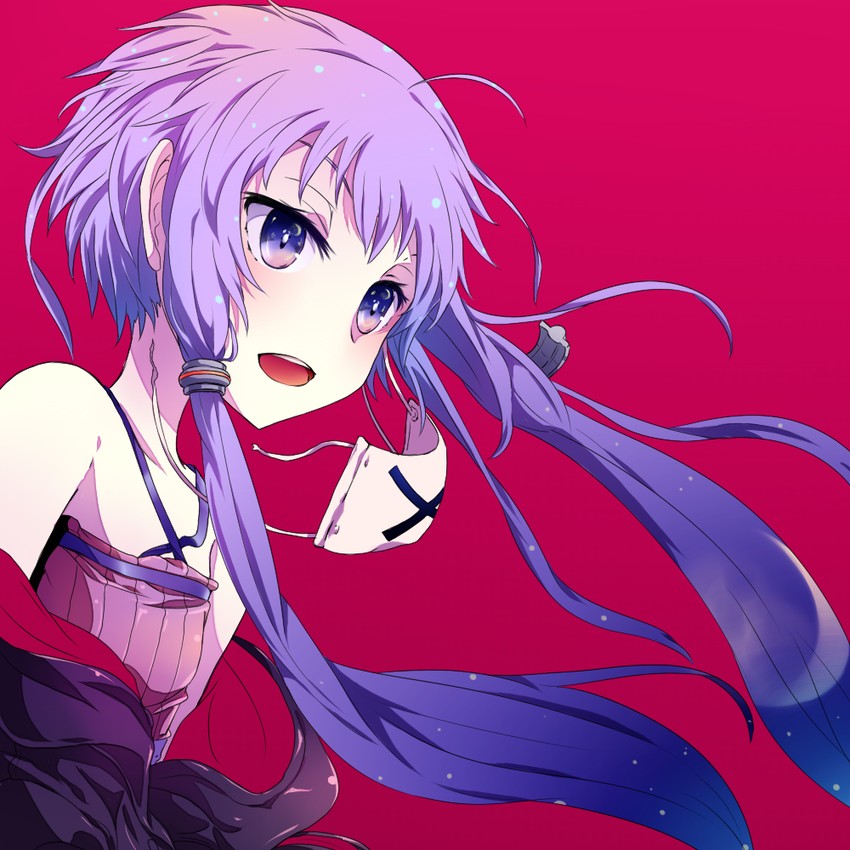 yuzuki yukari (vocaloid and 1 more) drawn by sakakidani