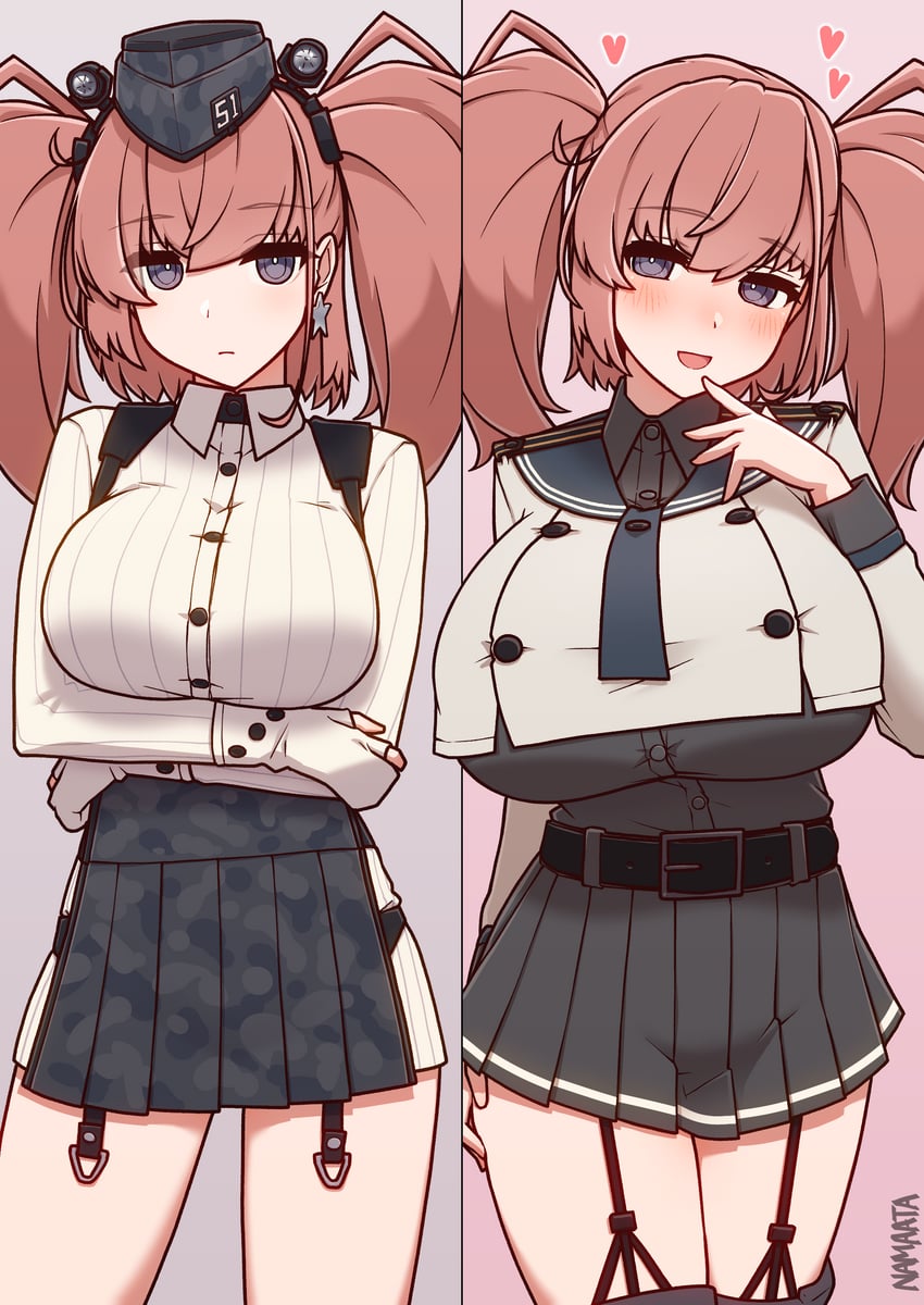 atlanta, noshiro, and noshiro kai ni (kantai collection) drawn by namaata