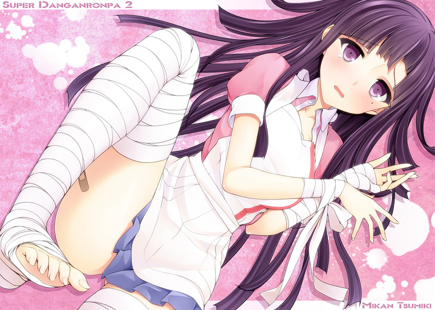 tsumiki mikan (danganronpa and 1 more) drawn by suzume_miku