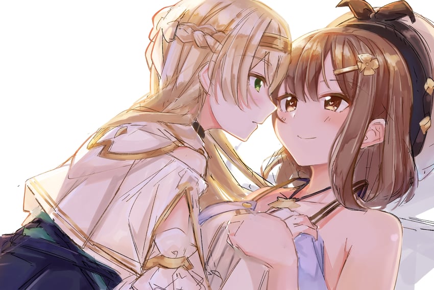 reisalin stout and klaudia valentz (atelier and 2 more) drawn by uhouhogorigori