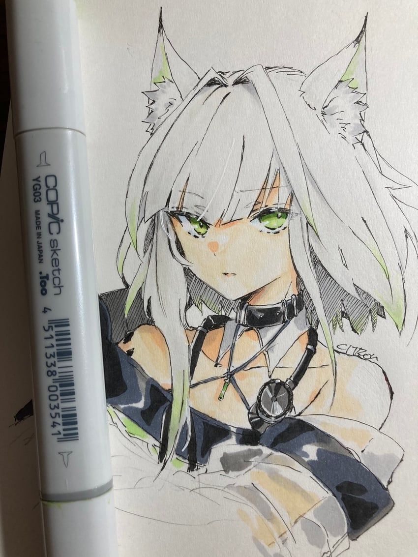 kal'tsit (arknights and 1 more) drawn by citron80citron