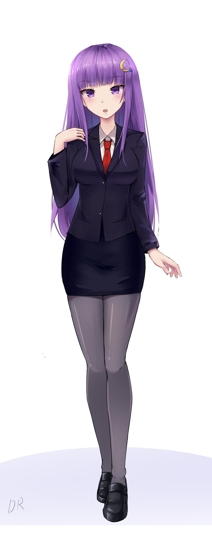 patchouli knowledge and reisen udongein inaba (touhou) drawn by danraz0r