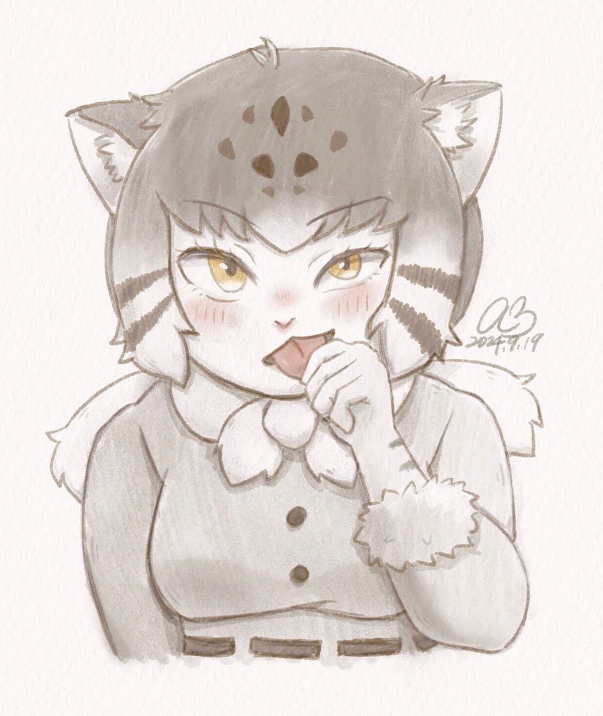 pallas's cat (kemono friends and 1 more) drawn by angel22754799