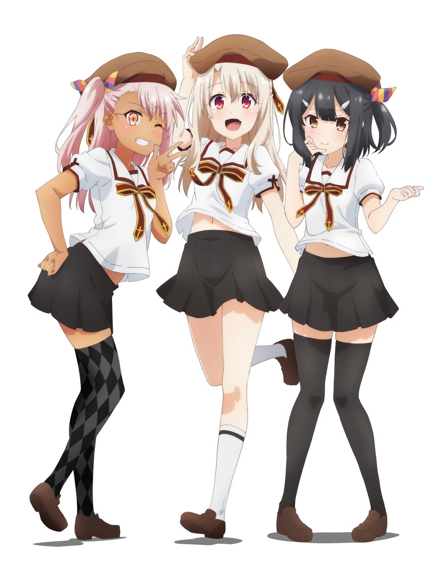 illyasviel von einzbern, chloe von einzbern, and miyu edelfelt (fate and 1 more)