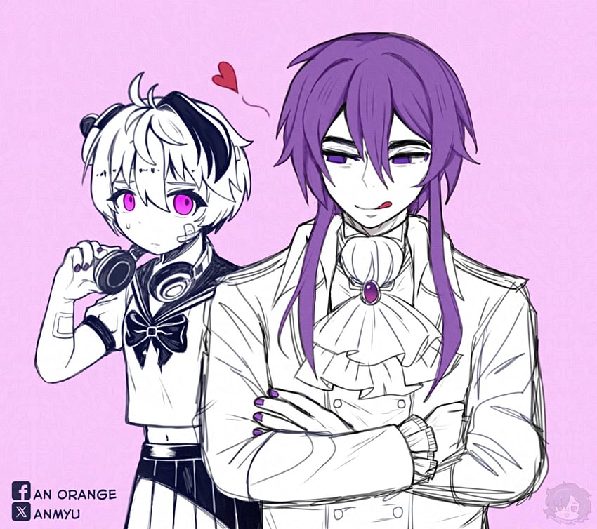 kamui gakupo, flower, and sateriasis venomania (vocaloid and 3 more) drawn by anmyu