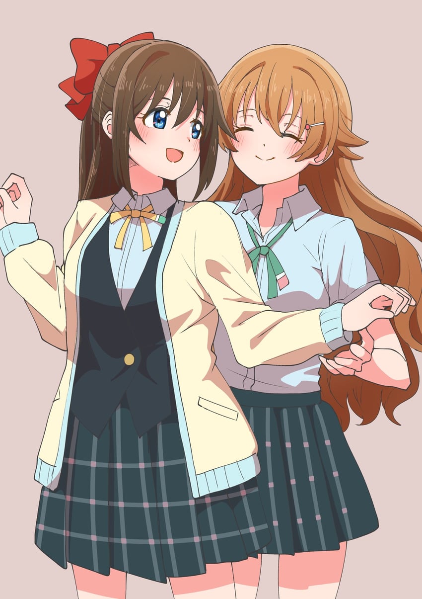 osaka shizuku and konoe kanata (love live! and 1 more) drawn by taiyakippassion