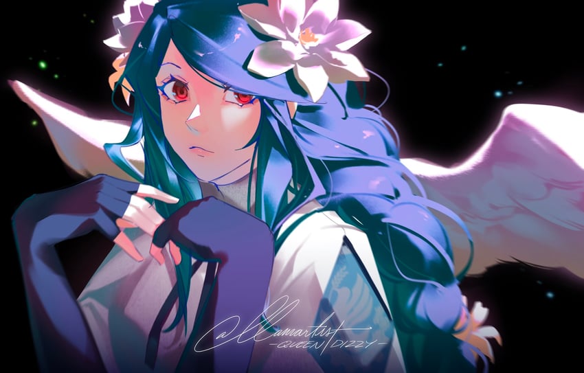 dizzy and queen dizzy (guilty gear and 1 more) drawn by llamartist