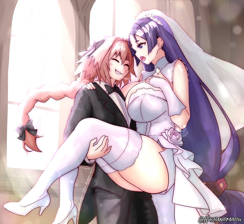 astolfo and minamoto no raikou (fate and 2 more) drawn by husbandmaru