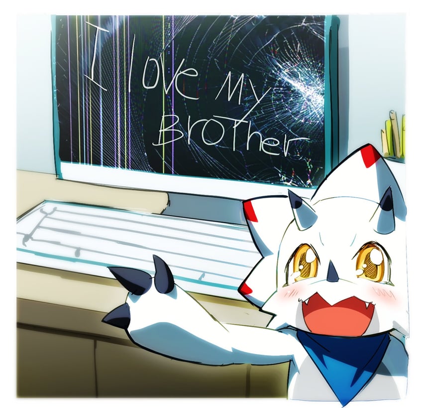 gammamon (digimon and 1 more) drawn by muna_1414