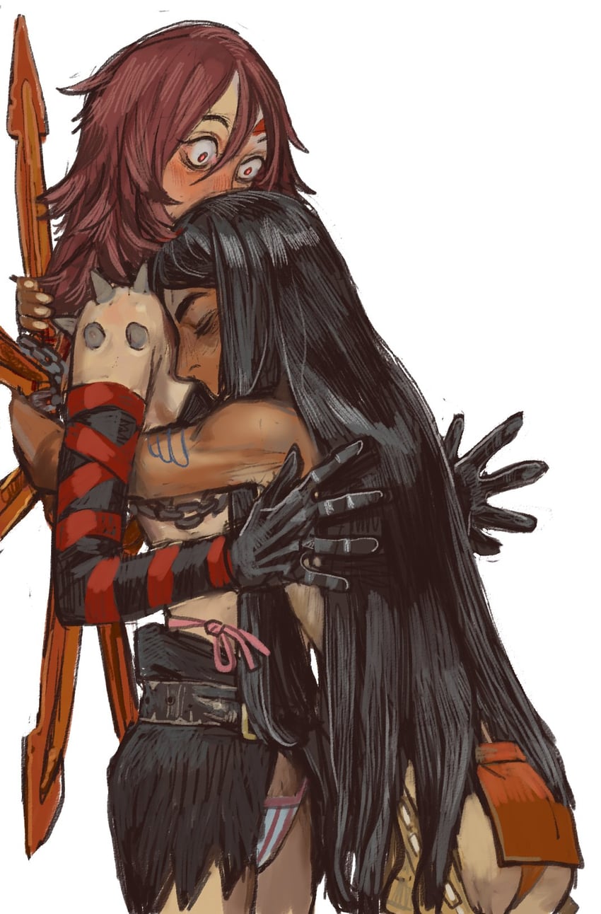 emperor of mankind and cultist-chan (warhammer 40k) drawn by mossacannibalis