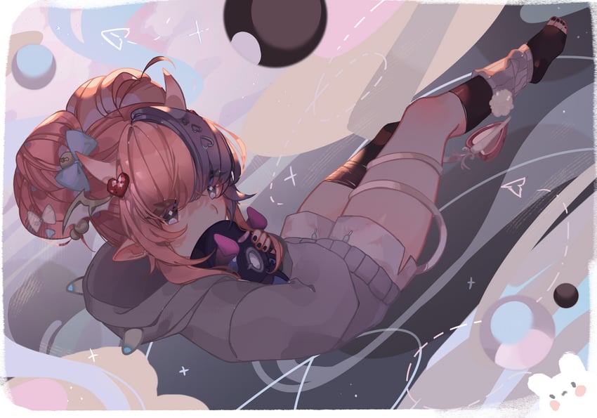 ironmouse and bubi (vshojo) drawn by teikki