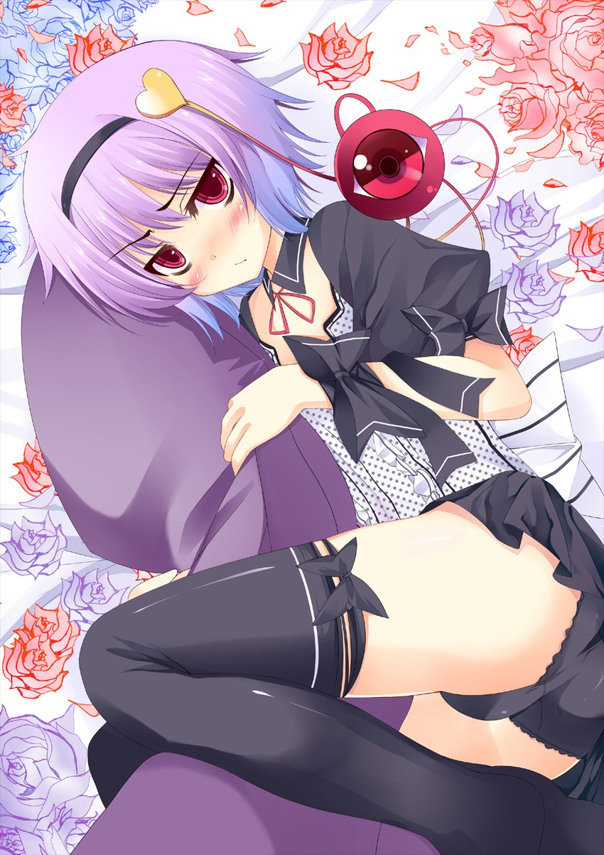 komeiji satori (touhou) drawn by kusano_(torisukerabasu)